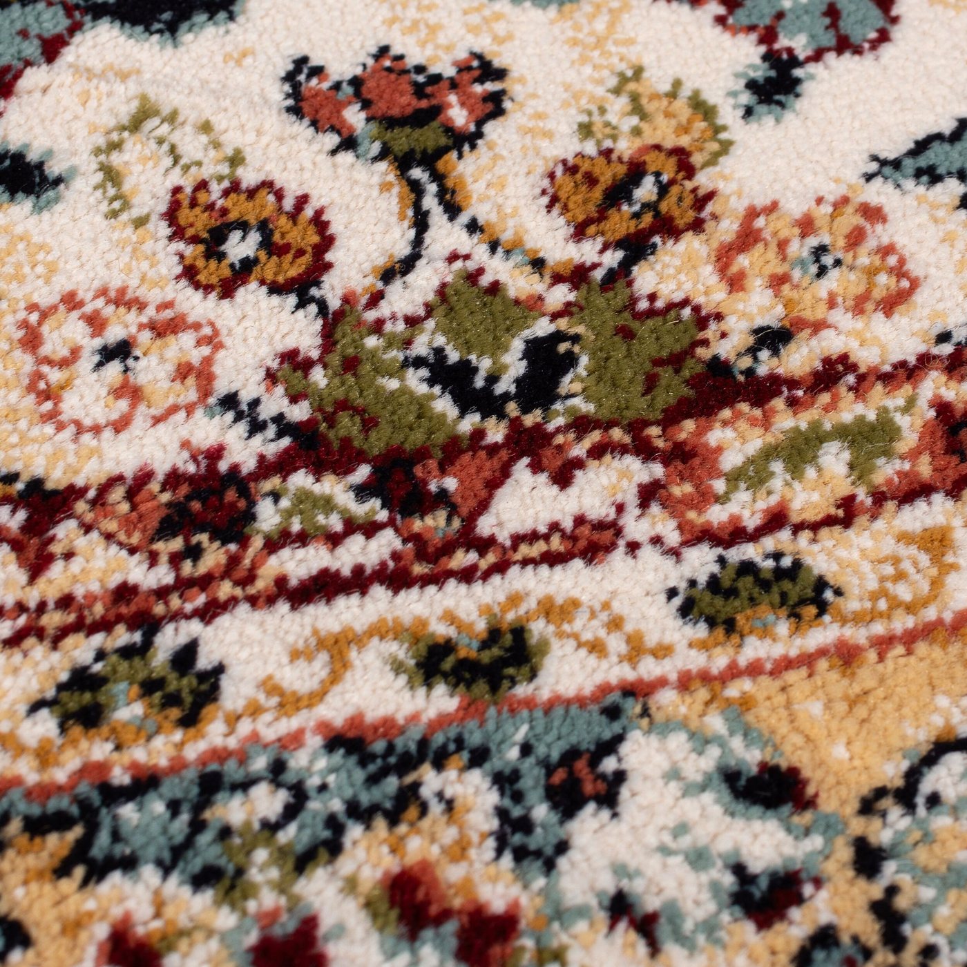 FLAIR RUGS Teppich Sandford, rechteckig, Höhe: 12 mm, Sandford Vintage gemusterter Teppich – Bild 5 von 5