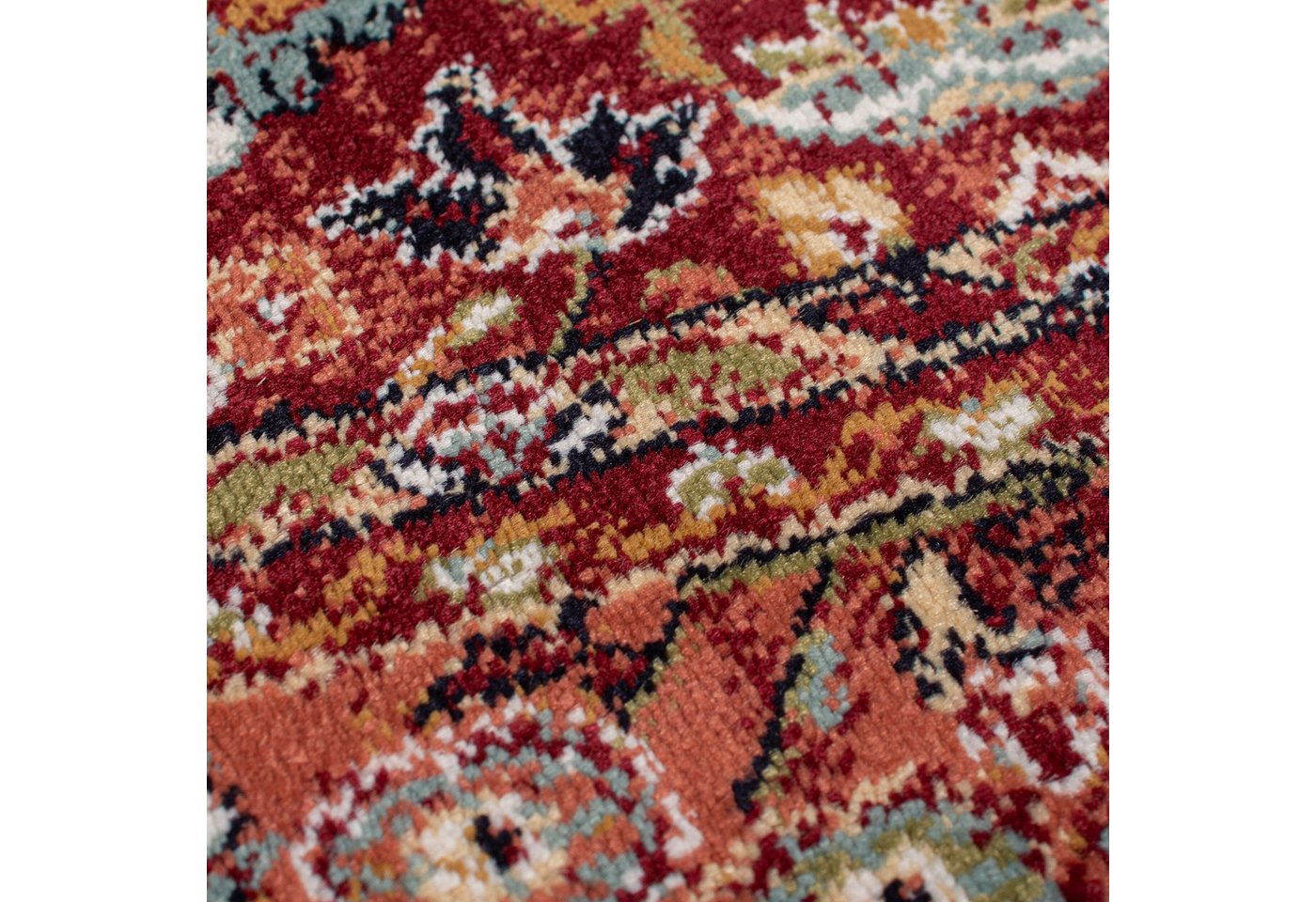 FLAIR RUGS Teppich Sandford, rechteckig, Höhe: 12 mm, Sandford Vintage gemusterter Teppich – Bild 3 von 3