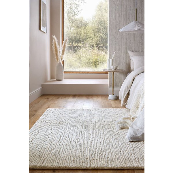 FLAIR RUGS Wollteppich Harris Boucle, rechteckig, Höhe: 12 mm, handgefertigt