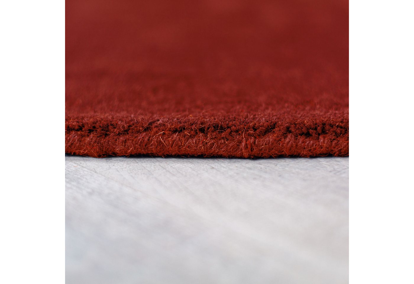 FLAIR RUGS Wollteppich Mia Segment, rund, Höhe: 12 mm, Kreisförmig im Retro-Design – Bild 4 von 5