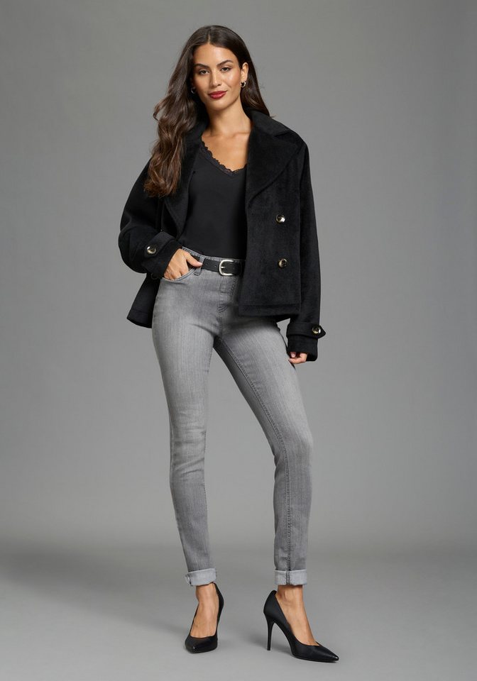 Flashlights Jeansjeggings (Packung, 2er-Pack) enge Passform, Röhrenjeans, Used-Look-Waschung, hohe Leibhöhe – Bild 5 von 5