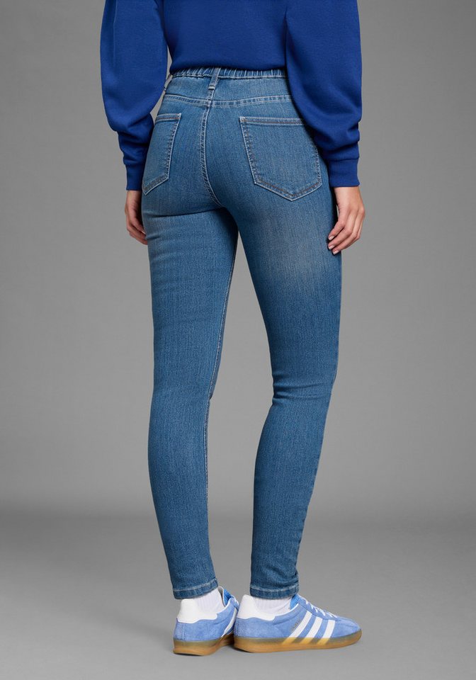 Flashlights Jeansjeggings (Packung, 2er-Pack) enge Passform, Röhrenjeans, Used-Look-Waschung, hohe Leibhöhe – Bild 3 von 5