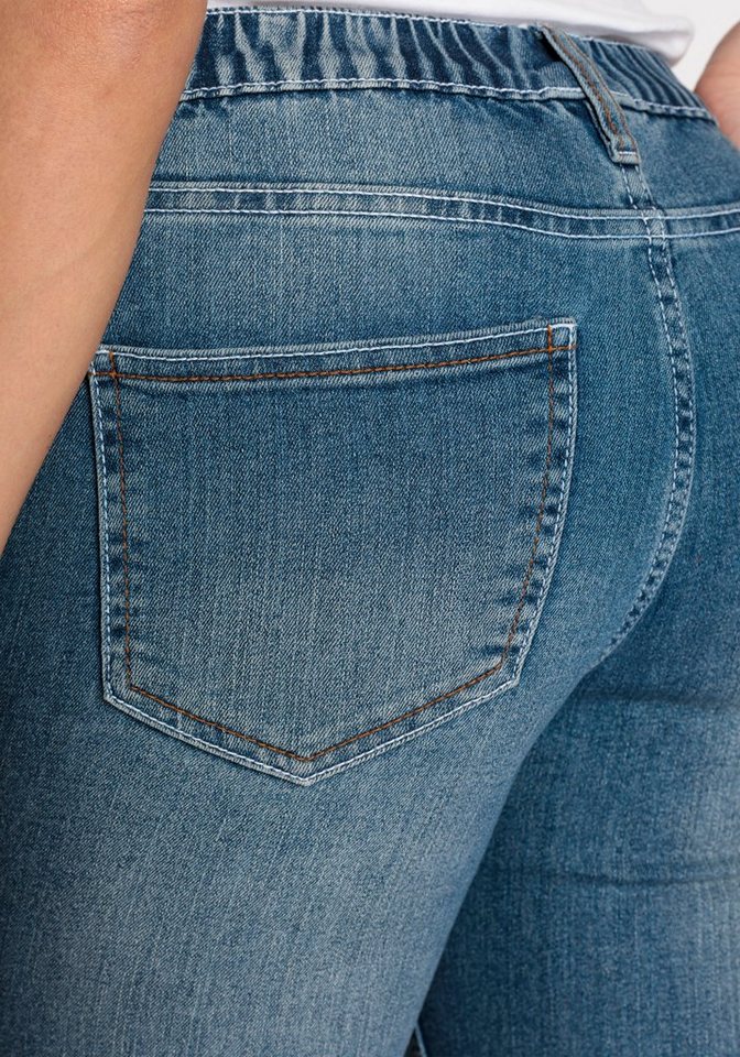 Flashlights Jeansjeggings (Packung, 2er-Pack) enge Passform, Röhrenjeans, Used-Look-Waschung, hohe Leibhöhe – Bild 5 von 5