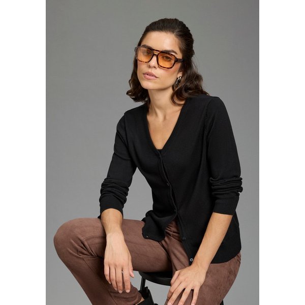 Flashlights Strickjacke leichter Übergangsstrick mit Knopfleiste