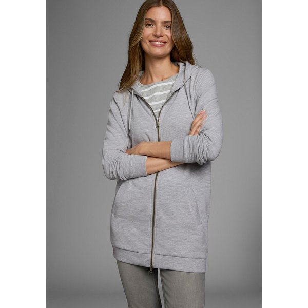 Flashlights Sweatjacke in langer Form mit Zipper