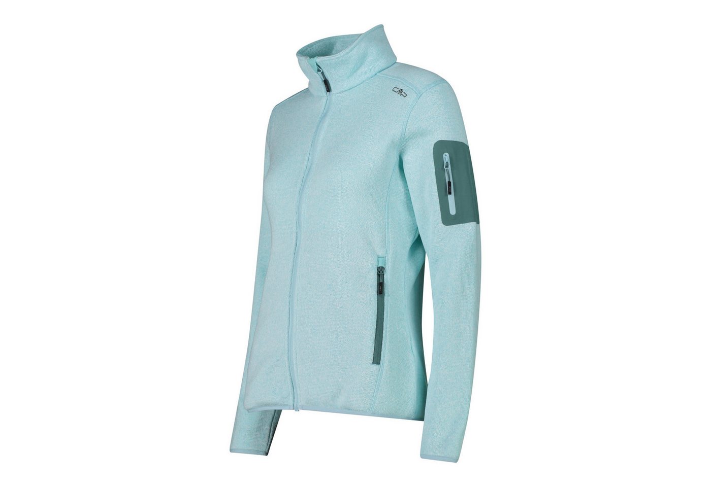 CMP Fleecejacke CMP Damen Jacke Knitted Melange Fleece Jacket 3H14746 – Bild 3 von 3