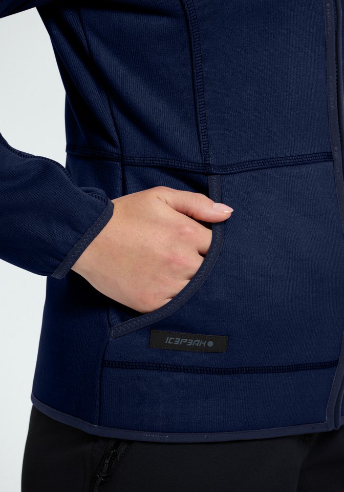 Icepeak Fleecejacke ICEPEAK AMYRY mit Stehkragen, in normaler Passform – Bild 5 von 5