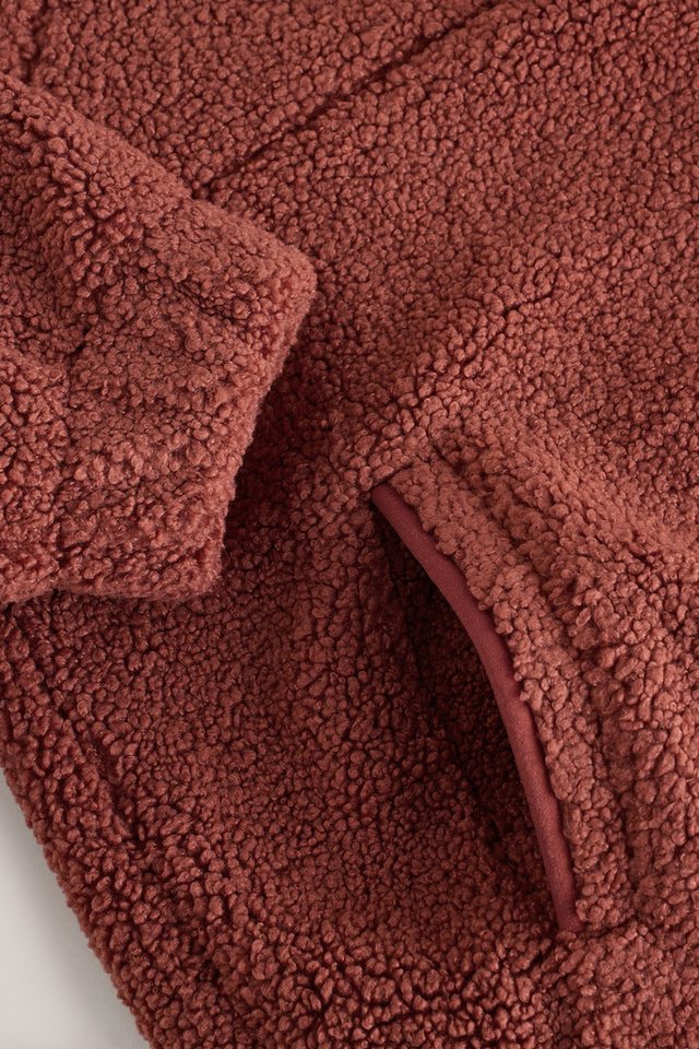 self Fleecejacke Self. Borg-Pullover mit Druckknopfausschnitt (1-St) – Bild 5 von 5