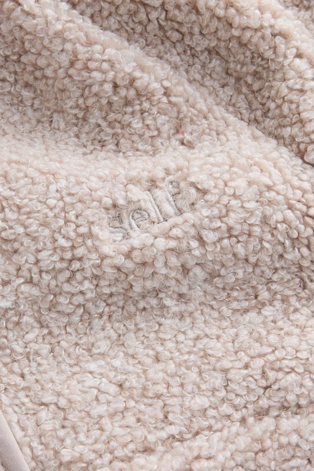 self Fleecejacke Self. Borg-Pullover mit Druckknopfausschnitt (1-St) – Bild 3 von 5