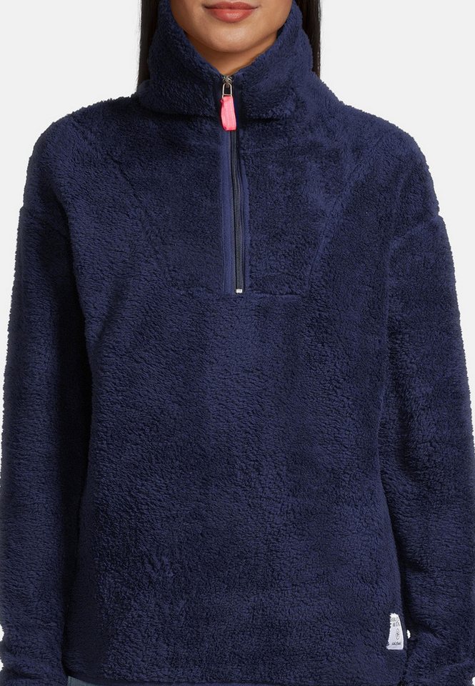 salzhaut Fleecepullover Nevel Damen Leicht tailliert salzhaut – nordisch frisch, lässig und frech für jeden Tag! – Bild 3 von 5