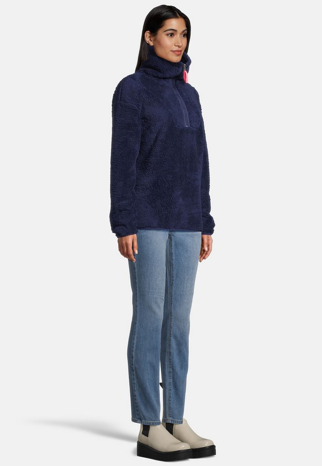 salzhaut Fleecepullover Nevel Damen Leicht tailliert salzhaut – nordisch frisch, lässig und frech für jeden Tag! – Bild 5 von 5