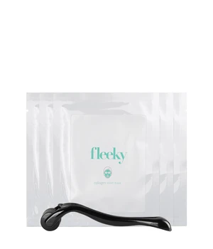 fleeky Collagen Sheet Mask + Roller Gesichtspflegeset · 5 Stk