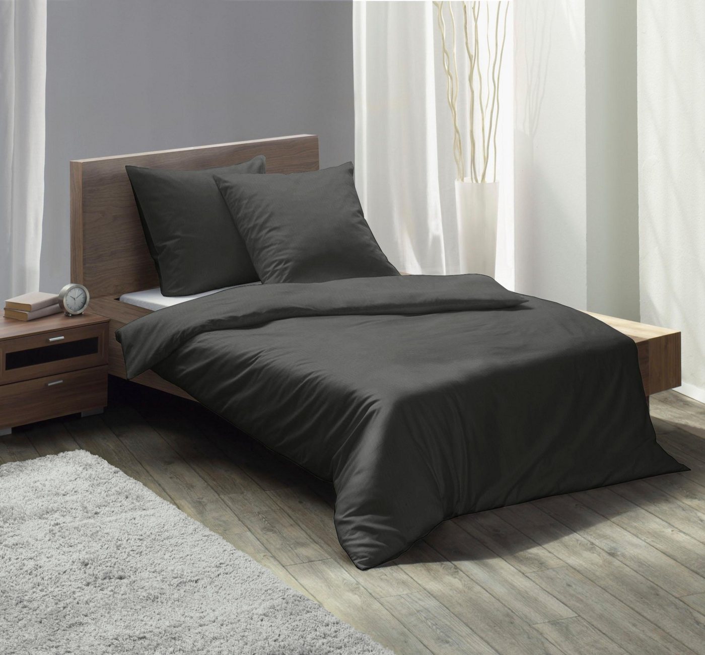 fleuresse Bettwäsche Lech 3089, Flanell, 2 teilig, Edelflanell, Baumwolle, in Gr. 135x200, 155x220, 200x200cm – Bild 2 von 5