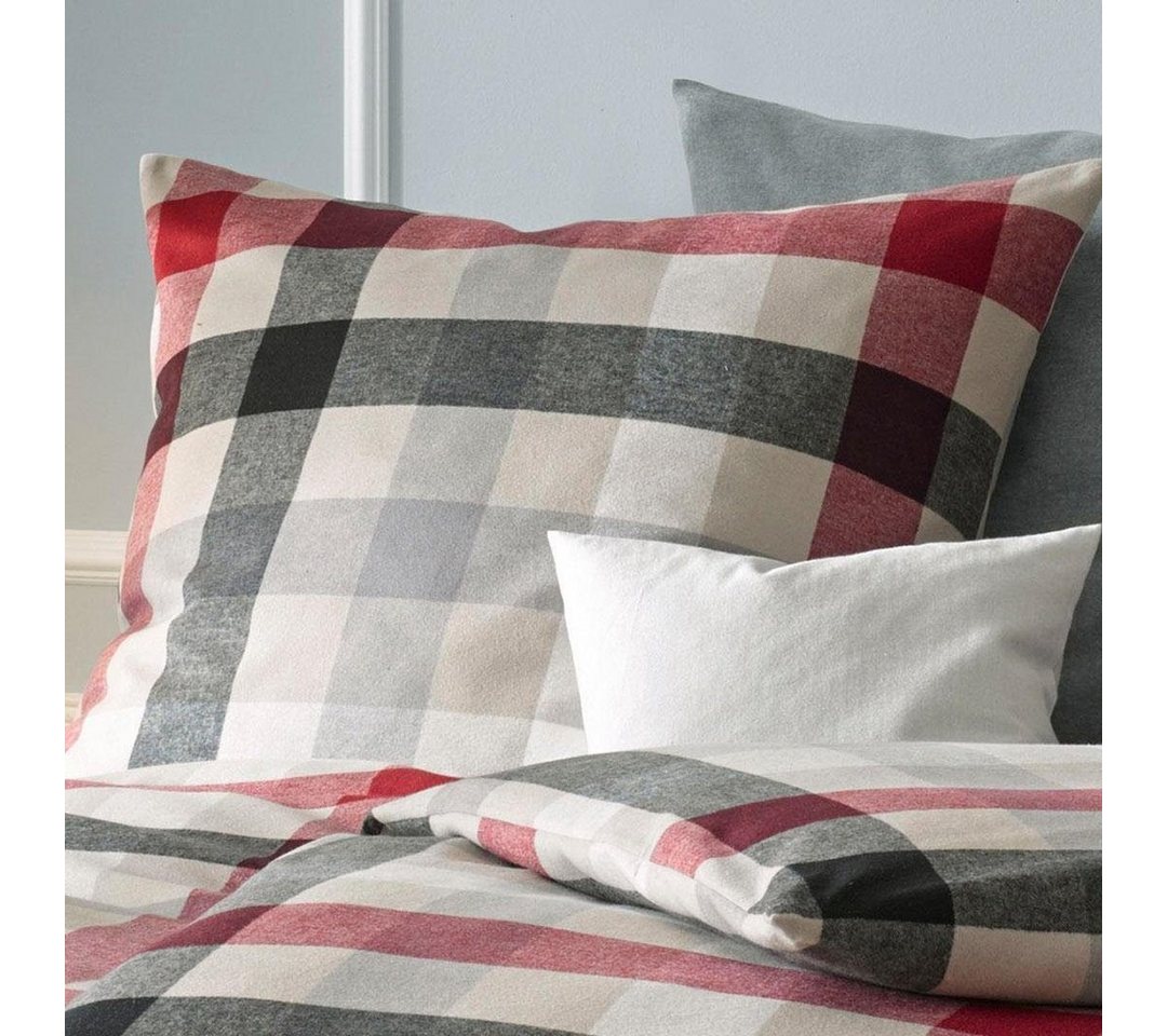 fleuresse Bettwäsche Lech 3742, Flanell, 2 teilig, Edelflanell, Baumwolle, in Gr. 135x200, 155x220, 200x200cm – Bild 2 von 3