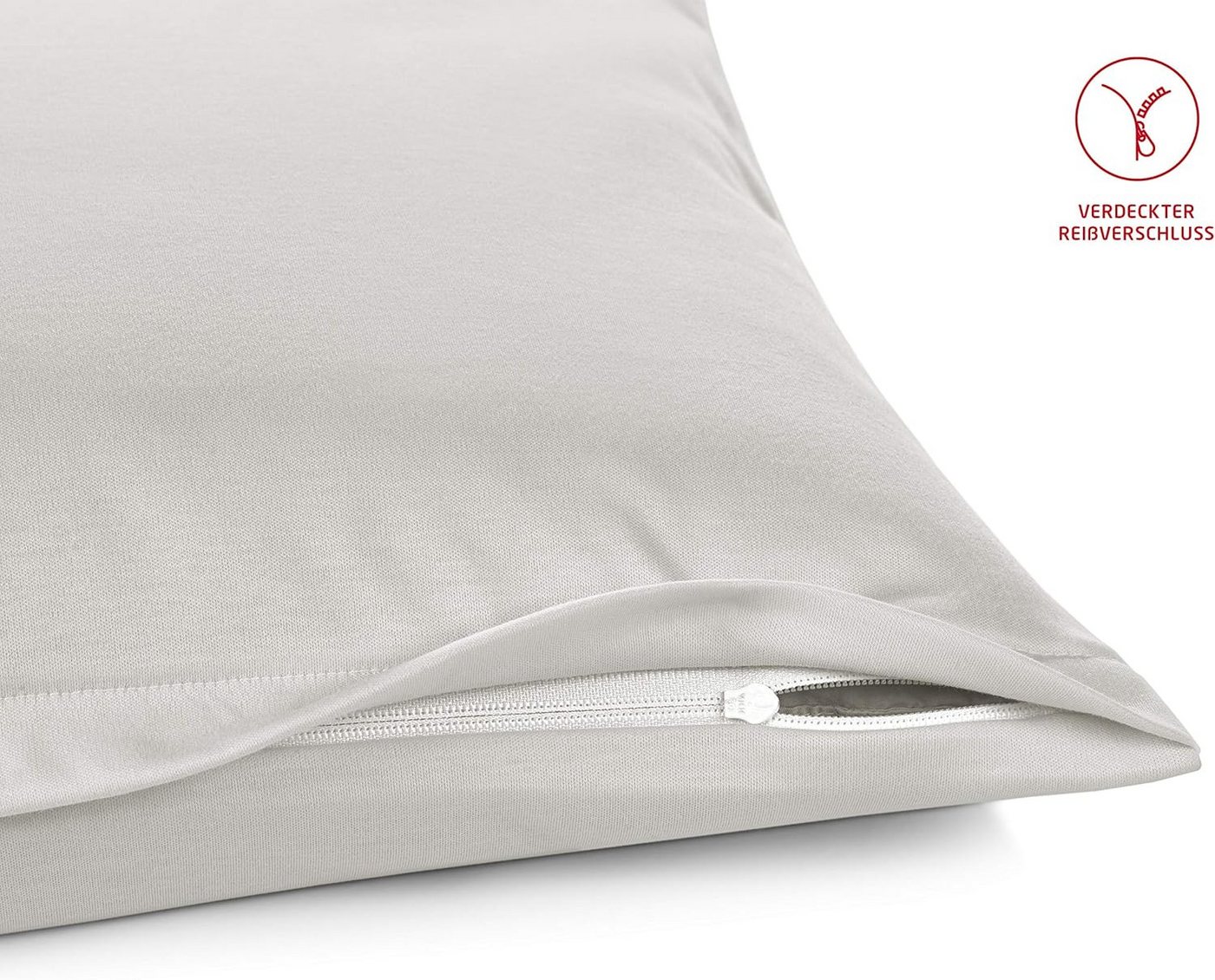 fleuresse Kissenbezug Colours, Ökotex Standard 100, Interlock-Jersey, besonders robust, formbeständig – Bild 4 von 5