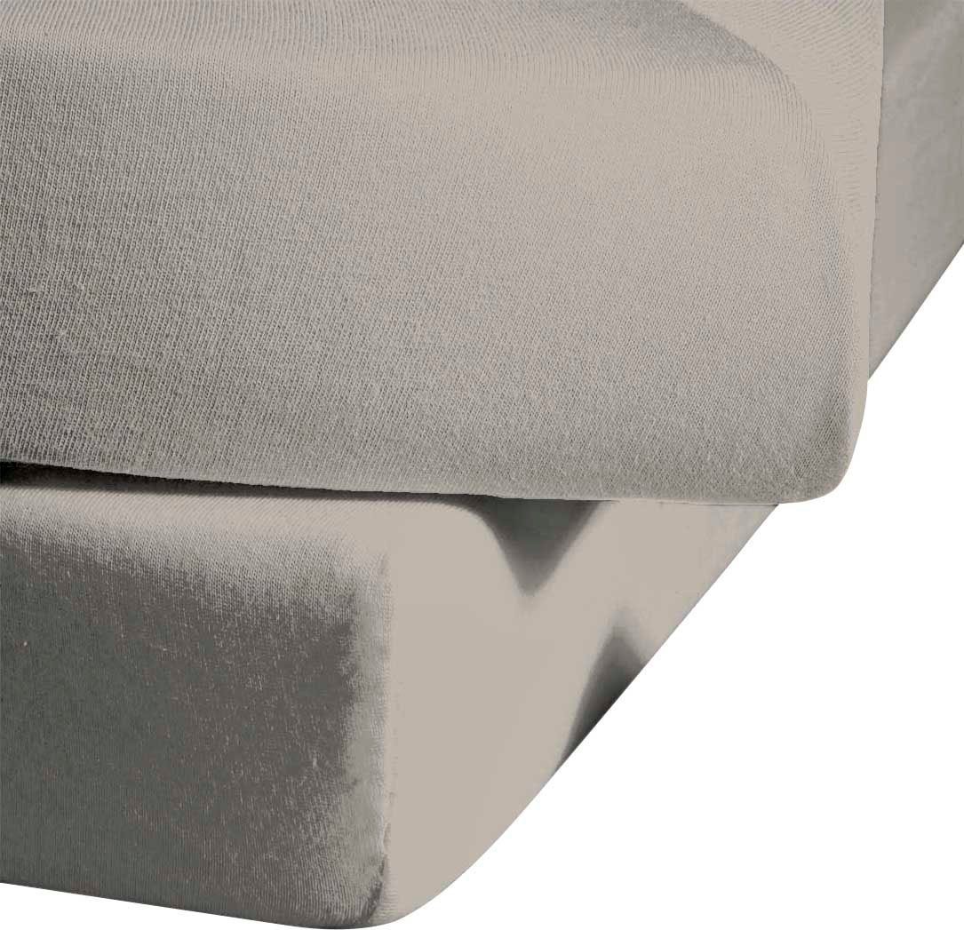 fleuresse Spannbettlaken Comfort, Jersey-Elasthan, Gummizug: rundum, (1 Stück), langlebig & bügelfrei,Perfekte Passform durch POWER-STRETCH – Bild 2 von 3