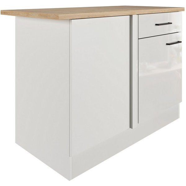 Flex-Well Eckunterschrank Lund (B x H x T) 110 x 85 x 60 cm, individuell kombinierbar