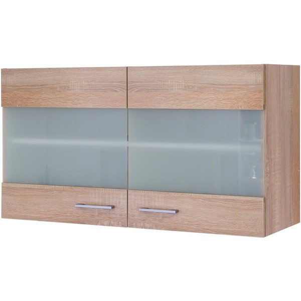 Flex-Well Glashängeschrank Samoa (B x H x T) 100 x 54,8 x 32 cm, mit Stollenglastüren