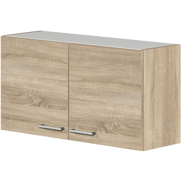Flex-Well Hängeschrank Hängeschrank Küche - 100 cm breit - Sonoma Eiche – Salerno