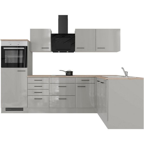 Flex-Well Küche Lund, wahlweise mit E-Geräten, Stellbreite 280x170 cm