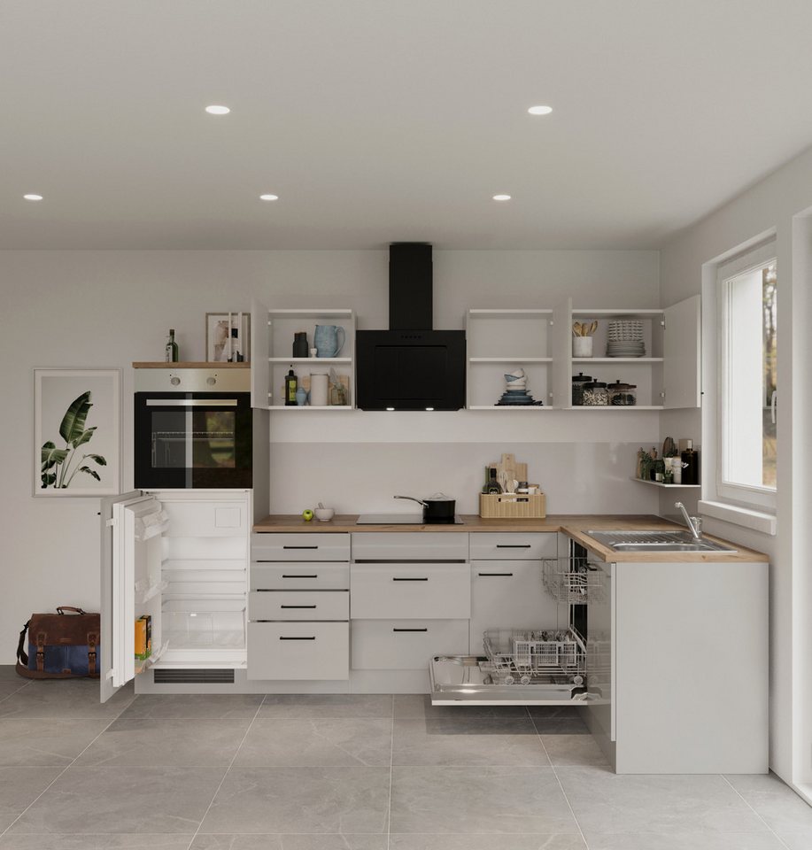 Flex-Well Küche Lund, wahlweise mit E-Geräten, Stellbreite 280x170 cm – Bild 5 von 5