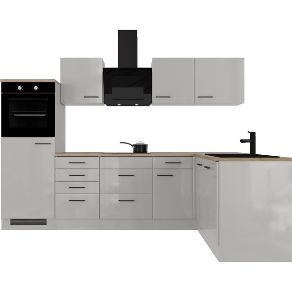 Flex-Well Küche Lund, wahlweise mit E-Geräten, Stellbreite 280x170 cm