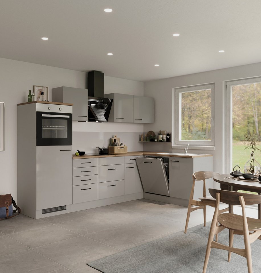 Flex-Well Küche Lund, wahlweise mit E-Geräten, Stellbreite 280x170 cm – Bild 2 von 5