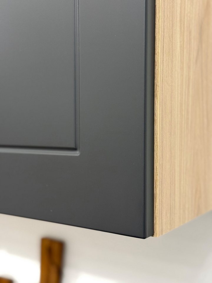 Flex-Well Küche ROMEO&JULIA, Breite 280cm, wahlweise mit E-Geräten und Spüle in edelstahl oder schwarz – Bild 5 von 5