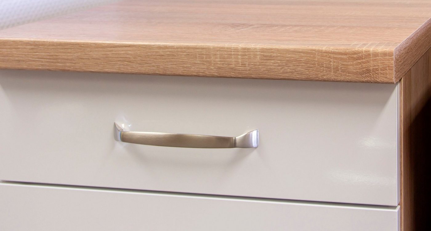 Flex-Well Küchenzeile Florenz, mit E-Geräten, Breite 220 cm, in vielen Farbvarianten erhältlich – Bild 4 von 5