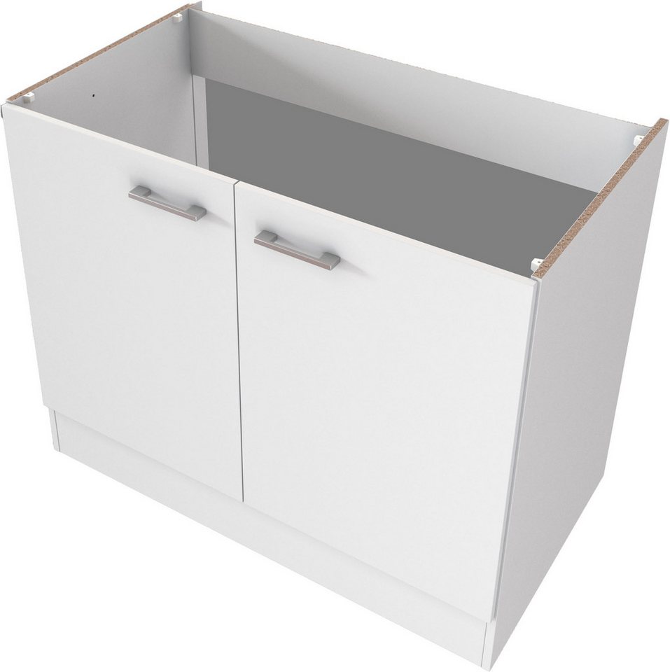 Flex-Well Küchenzeile LUCCA, 6-teilig, Hauswirtschaftsraum, Hobbyraum, Küche, Breite 210 cm, (Set), Kombination aus 4 Möbelteilen inkl. Arbeitsplatte und Einbau – Bild 3 von 5