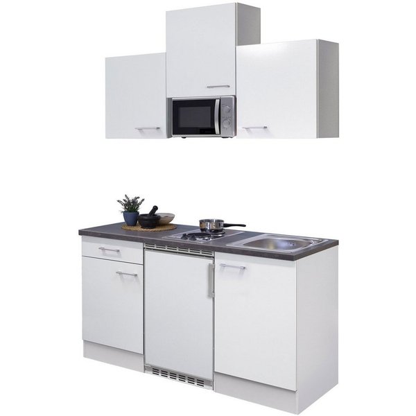Flex-Well Pantryküche Lucca, mit E-Geräten, Gesamtbreite 150,5 cm