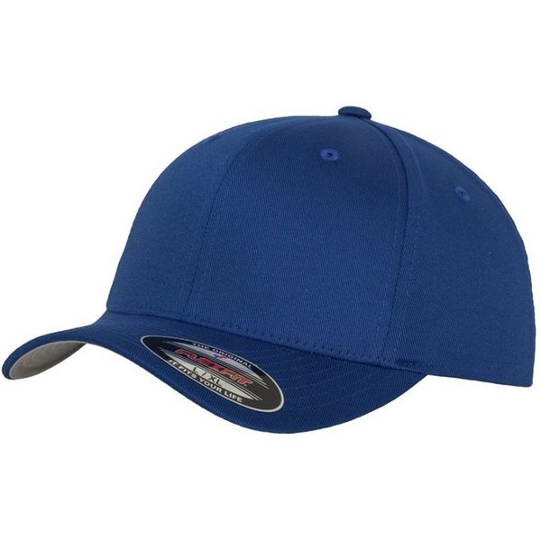 Flexfit Flex Cap Wooly Combed Cap royal - S-M (Packung)