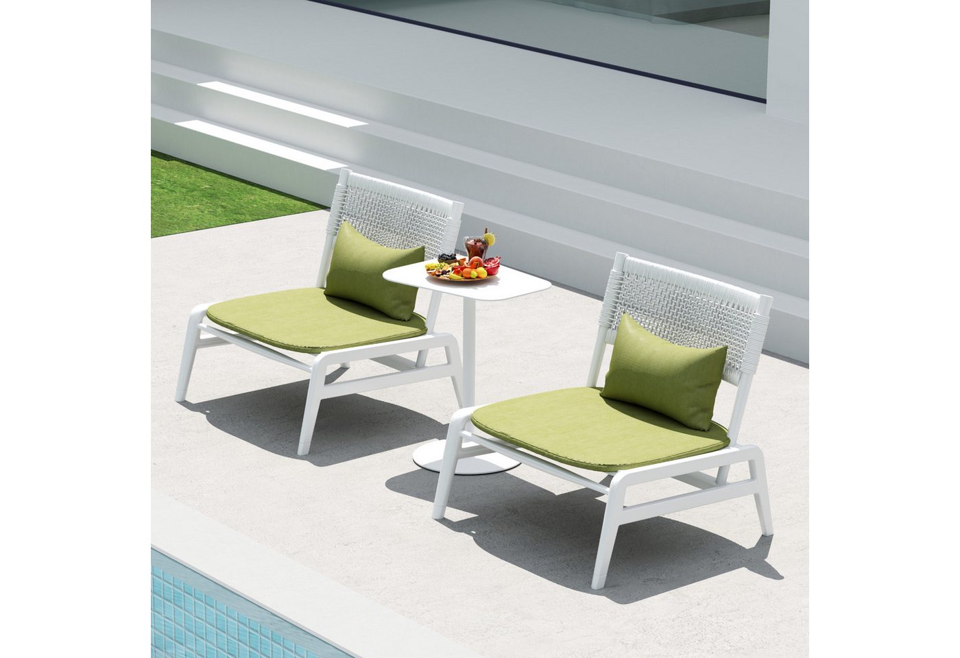 FLEXISPOT Ablagetisch Beistelltisch aus Stahl – Stabil & Farbvielfalt, Gartentisch (für Wohnzimmer, Bett, Balkon oder Garten, – Als Sofatisch, Nachttisch oder O – Bild 4 von 5