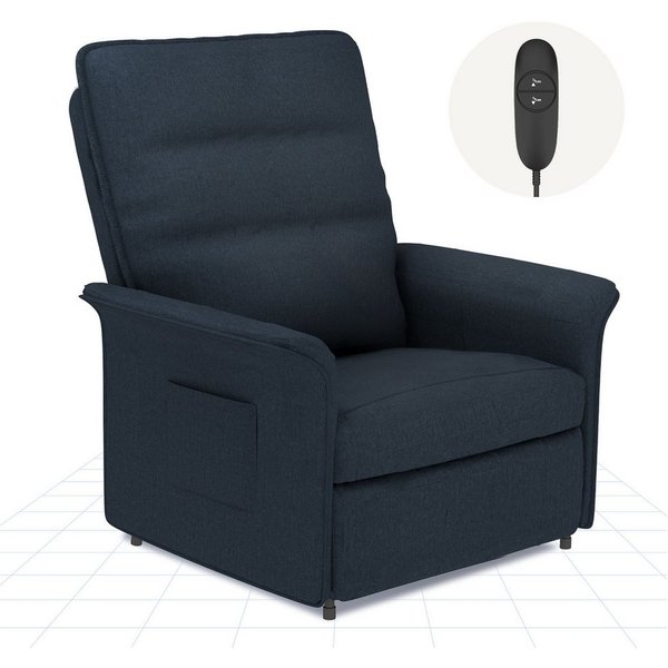 FLEXISPOT Sessel Elektrischer Einzelsessel – Ergonomischer Fernsehsessel, verstellbar (105°–155° Rückenlehnenverstellung, kompakte Bauweise & komfortable Sitzpo