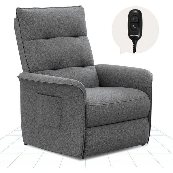 FLEXISPOT Sessel Elektrischer Relaxsessel – Ergonomischer Liegesessel mit Relaxfunktion (leicht zu montieren, kompakt verpackt & einfach zu transportieren), Fer