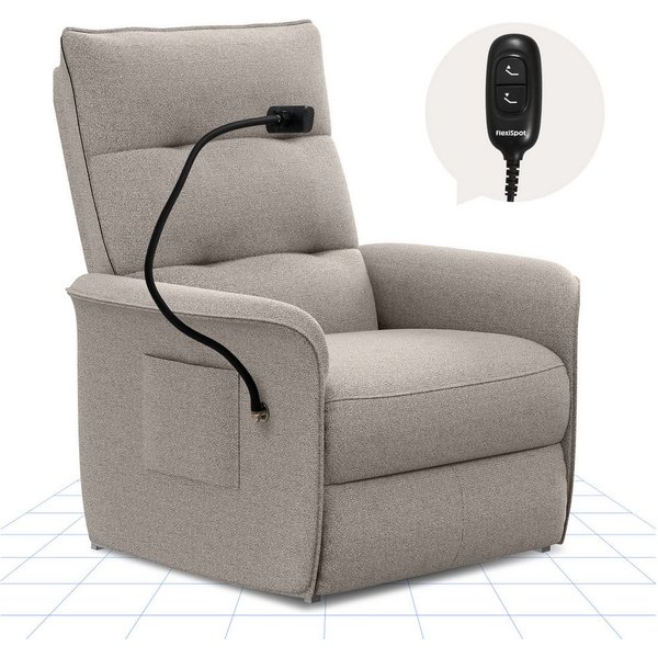 FLEXISPOT Sessel Elektrischer Relaxsessel – Ergonomischer Liegesessel mit Relaxfunktion (leicht zu montieren, kompakt verpackt & einfach zu transportieren), Fer