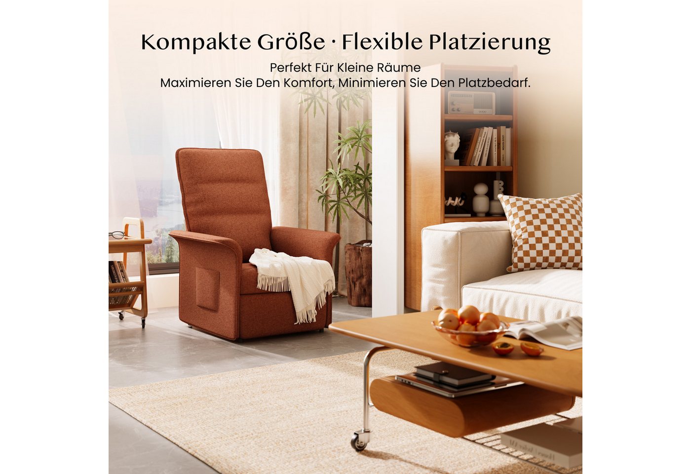 FLEXISPOT Sessel Elektrischer Relaxsessel – Ergonomischer Liegesessel mit Relaxfunktion (leicht zu montieren, kompakt verpackt & einfach zu transportieren), Fer – Bild 4 von 5