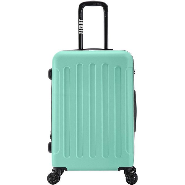 Flexot Hartschalen-Trolley F-3045 (Gr. M, L, XL) – Kofferset – ABS-Hartschale, 4 Rollen, Robuster und moderner Koffer mit vier 360° Rollen und Zahlenschloss