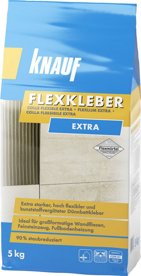 KNAUF Flexspachtel Knauf Flexkleber Extra 5 kg – Bild 4 von 4