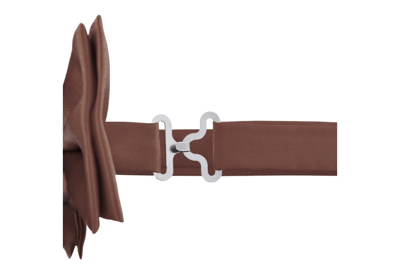 DonDon Fliege DonDon Edle Herren Fliege Schleife glänzend (Packung, 1-St) bereits gebunden, verstellbar, Seidenlook – Bild 4 von 5