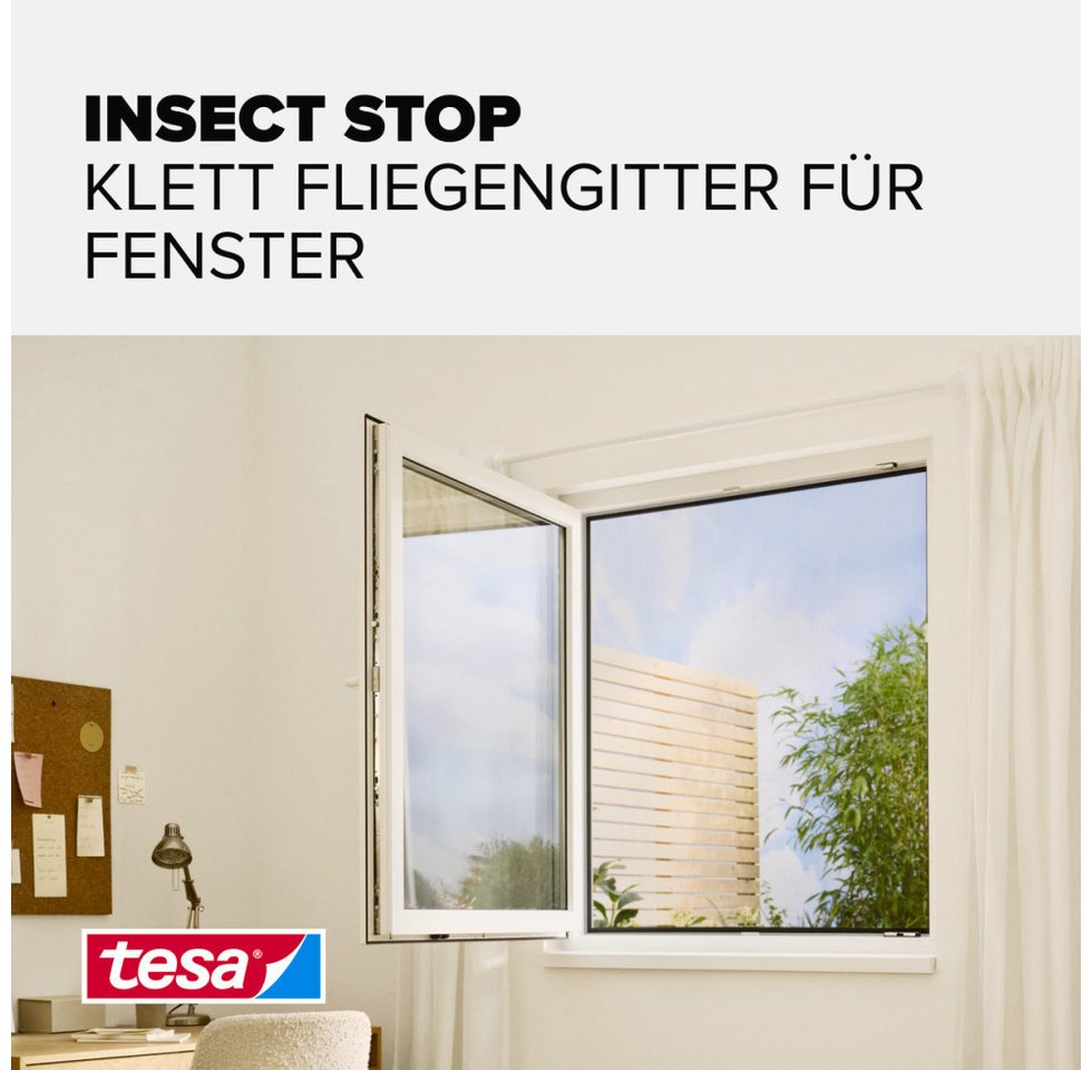 tesa Fliegengitter-Gewebe tesa Fliegengitter STANDARD 150 x 180 cm anthrazit – Bild 2 von 5