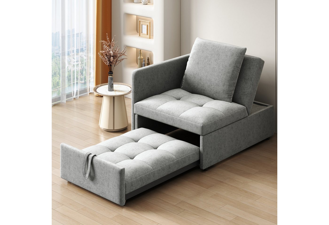Flieks Daybett, Polsterbett Multifunktion-Schlafsofa mit verstellbarer Rückenlehne – Bild 2 von 5