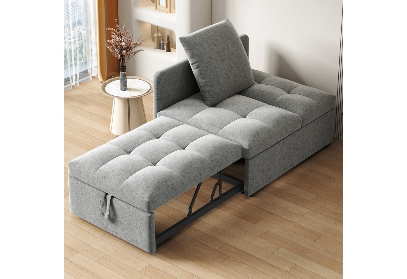 Flieks Daybett, Polsterbett Multifunktion-Schlafsofa mit verstellbarer Rückenlehne – Bild 3 von 5
