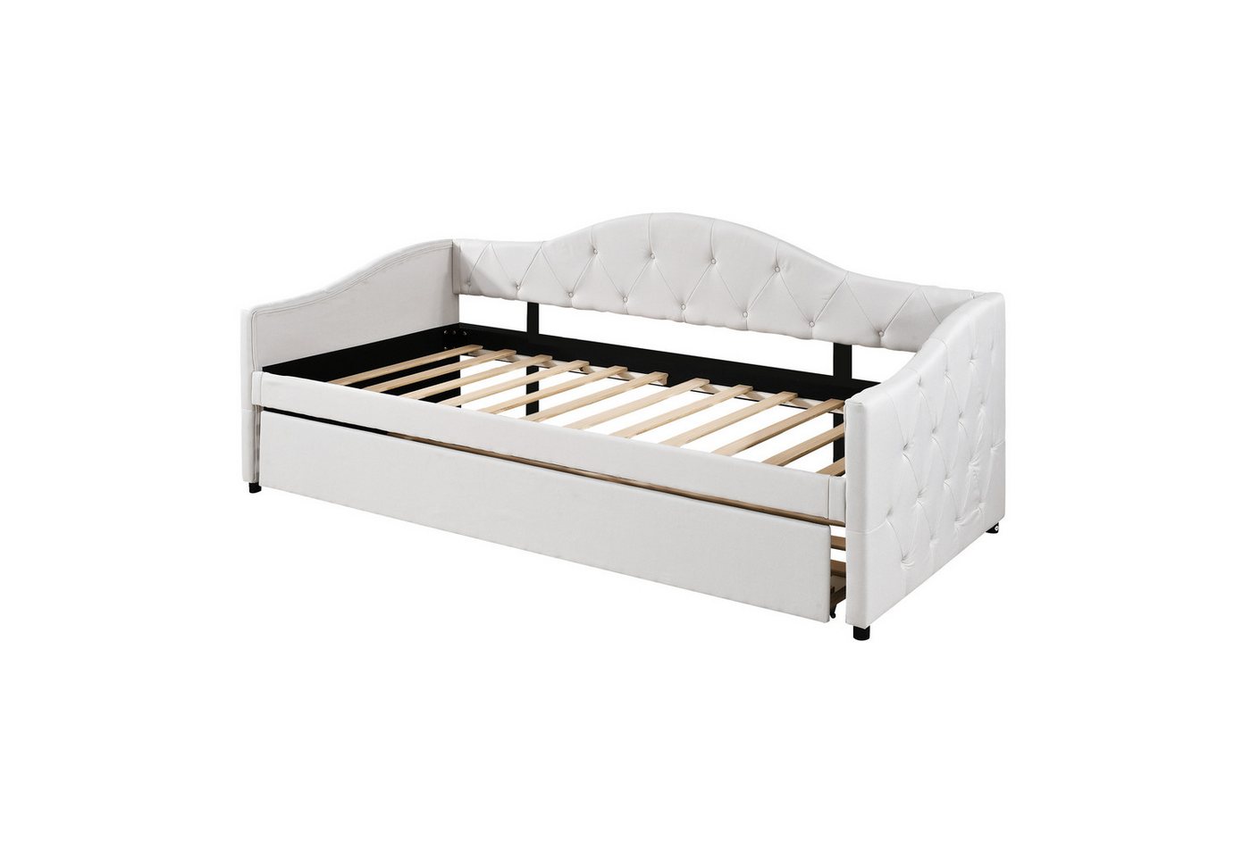 Flieks Daybett, Tagesbett Schlafsofa Kinderbett 90x200cm mit Ausziehbett 90x190cm – Bild 5 von 5