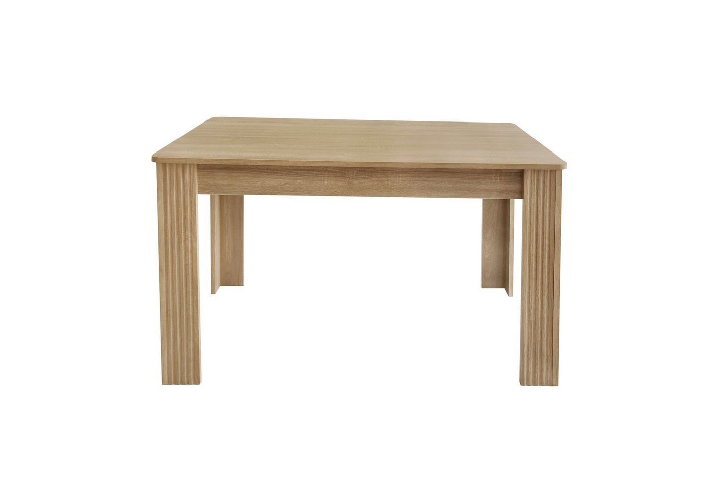 Flieks Esstisch (1-St), Rechteckiger Esszimmertisch Schreibtisch Küchentisch 116*65*75cm – Bild 2 von 5