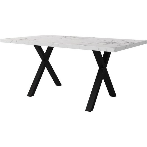 Flieks Esstisch (1-St), Esszimmertisch rechteckig Tisch, Schreibtisch, Bürotisch, 140*80*76 cm