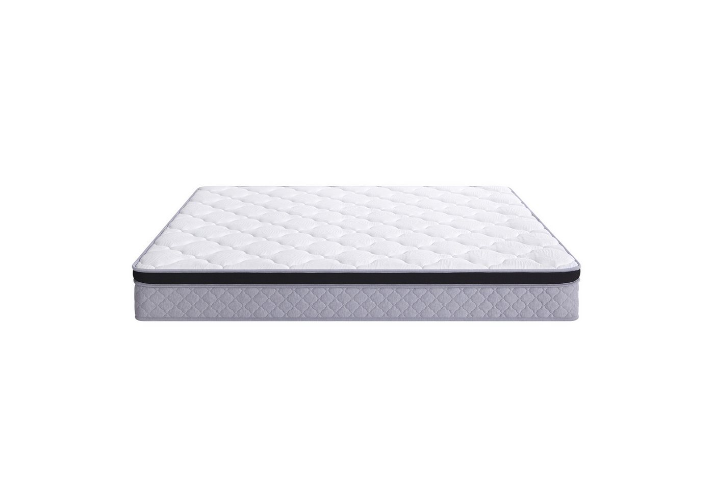 Federkernmatratze, Flieks, 25 cm hoch, Gerollte Matratze 140×200cm, Härtegrad: H3, mit ergonomischen Modulen – Bild 2 von 5