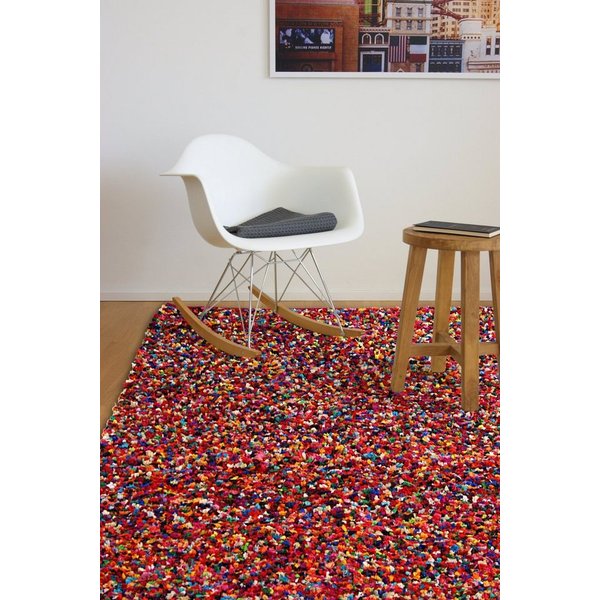 floor factory Teppich Confetti, rechteckig, Höhe: 15 mm, handgewebt