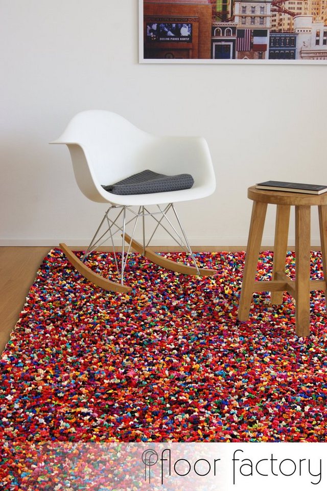 floor factory Teppich Confetti, rechteckig, Höhe: 15 mm, handgewebt – Bild 5 von 5