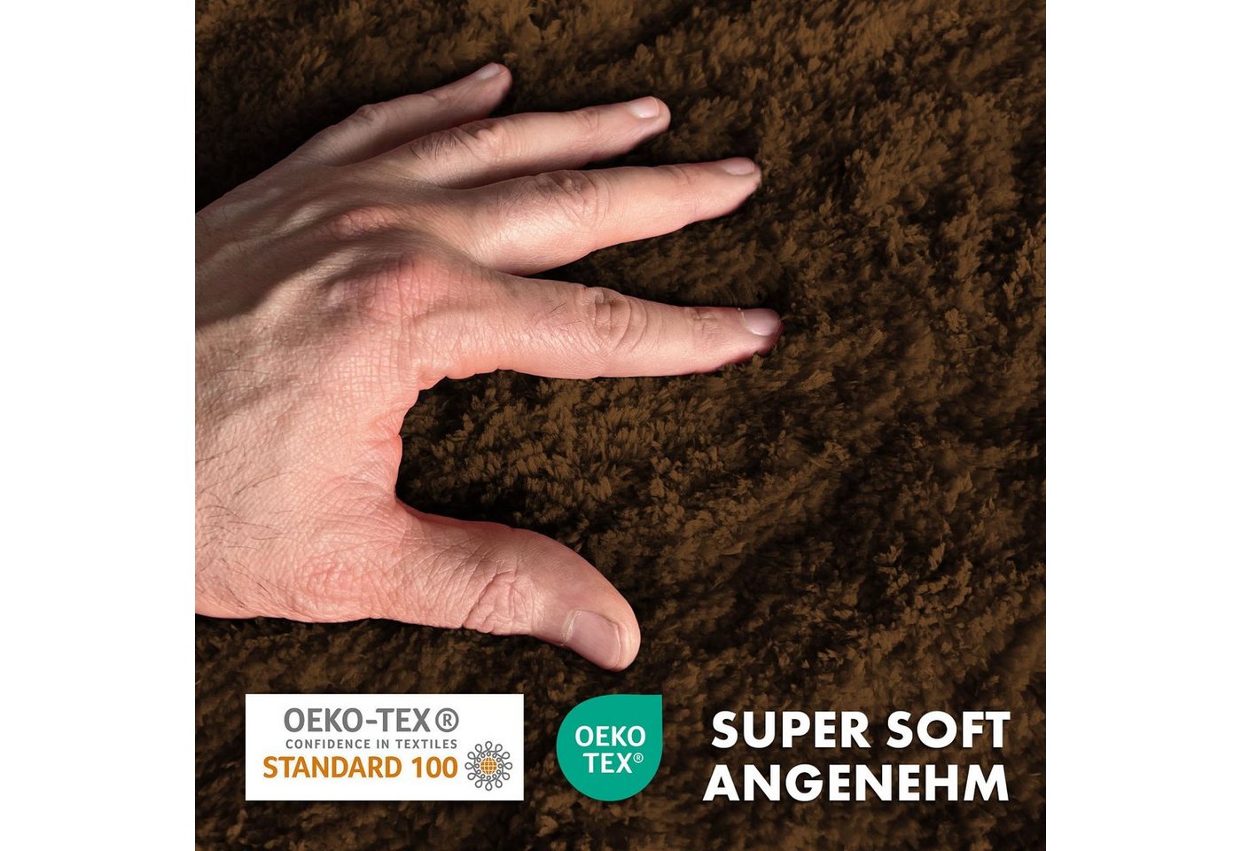 Floordirekt Badematte Sky Extra weich & saugstark, Fußbodenheizung geeignet, Hochflor, Höhe 30 mm, Rutschhemmende Rückseite, Waschmaschinen & Trockner geeignet, – Bild 2 von 5
